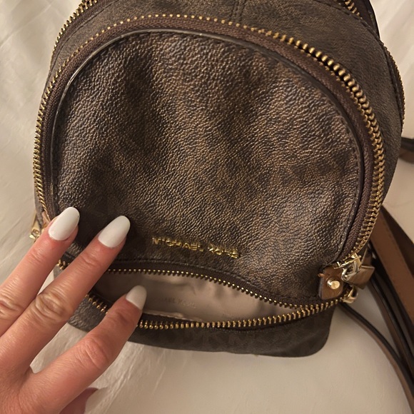Michael Kors Rhea Mini Logo Backpack - Picture 6 of 9